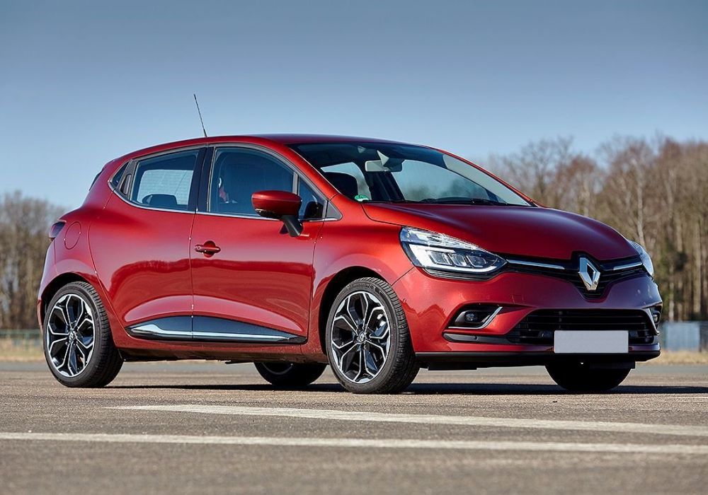 renault clio dark red